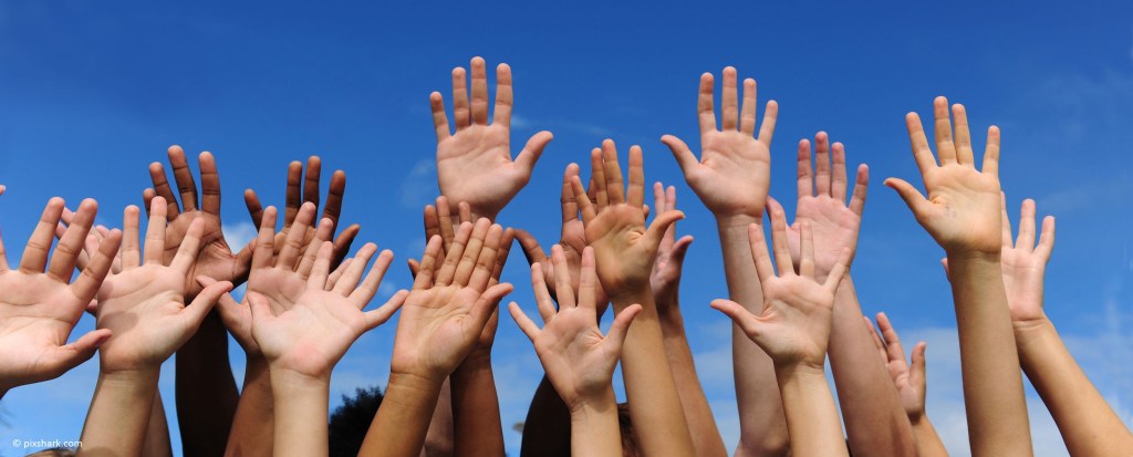 hands-in-air-use with copyright only