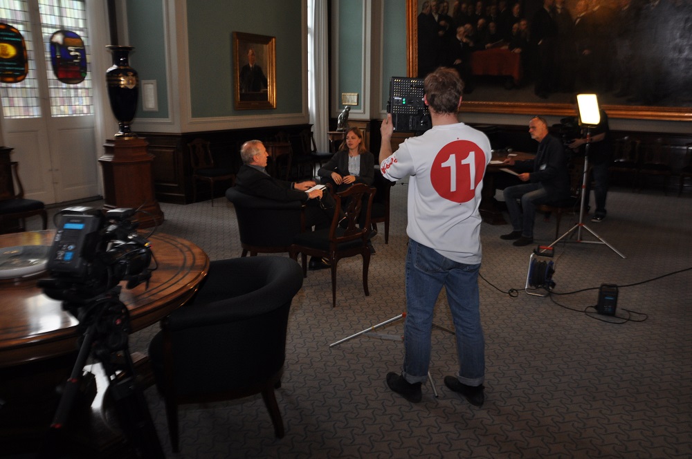e-Participation day preparations in Denmark: making a TV program with Danish MEP for national TV
